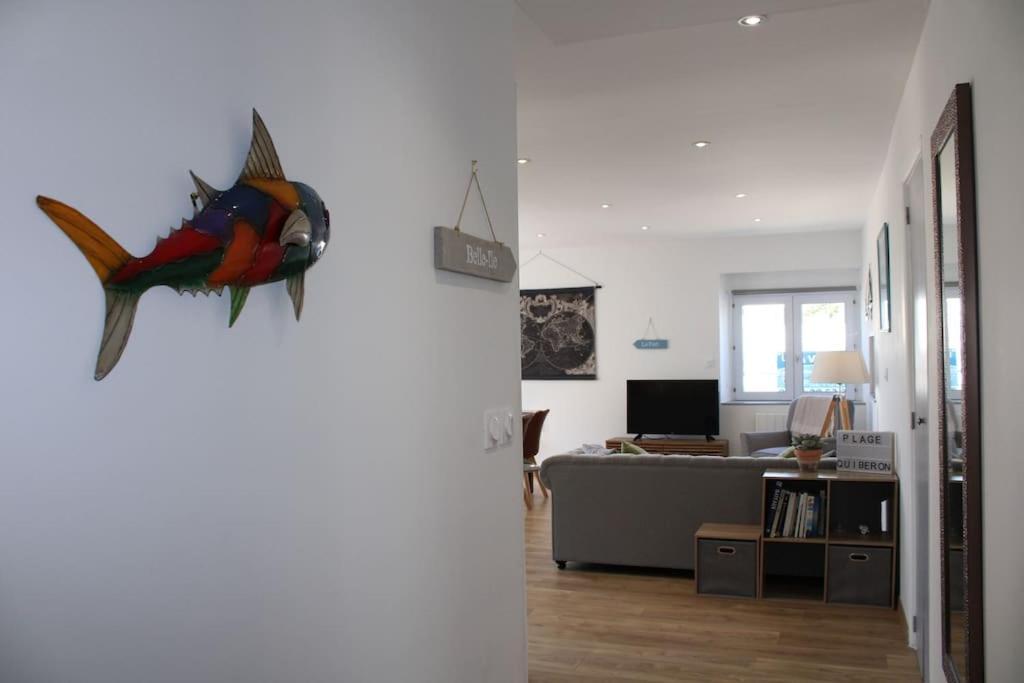 « L'Oceanix » Vue Grande Plage 2Ch Wifi Quiberon Exterior foto